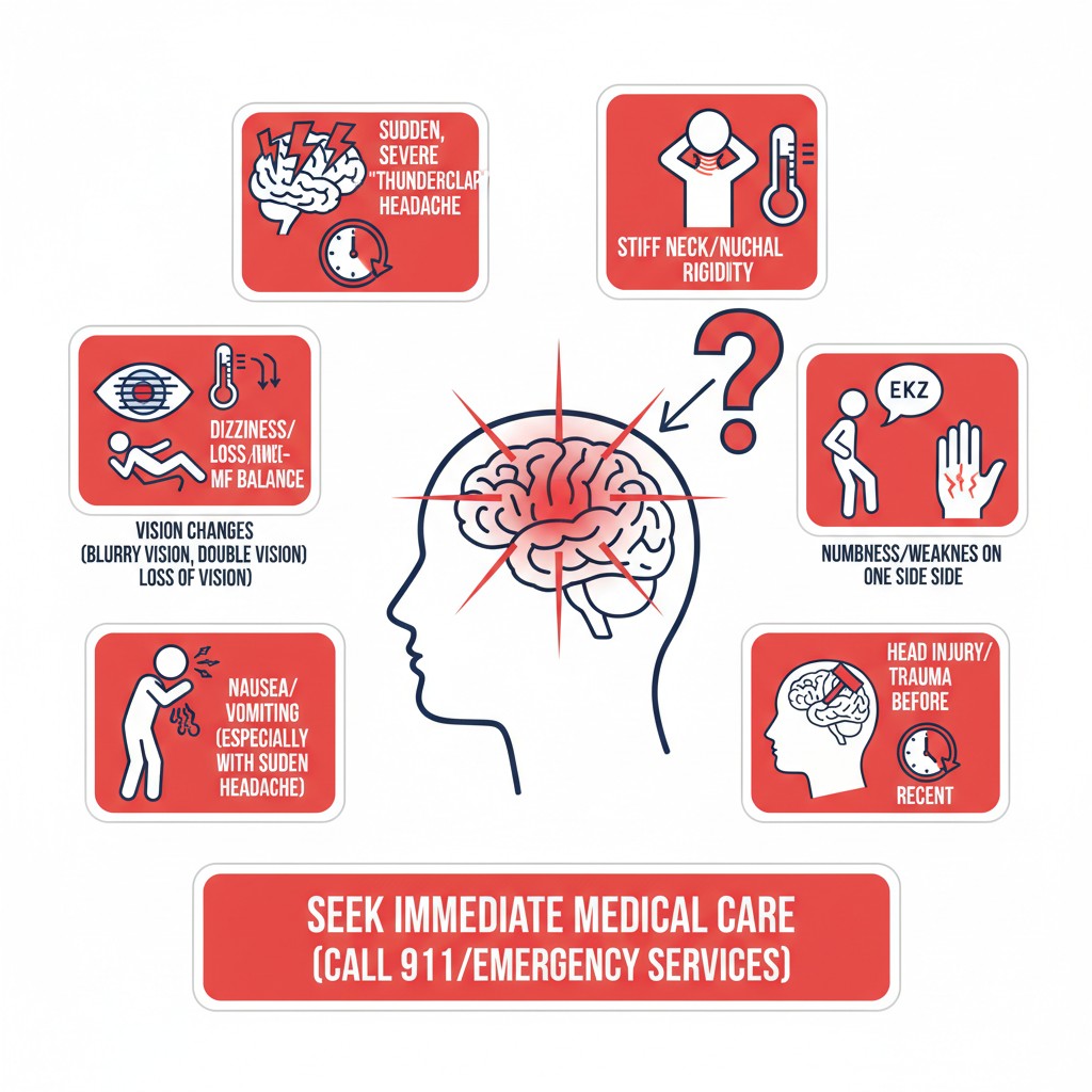 सिरदर्द आपातकालीन मार्गदर्शिका: कब तेजी से कार्रवाई करें