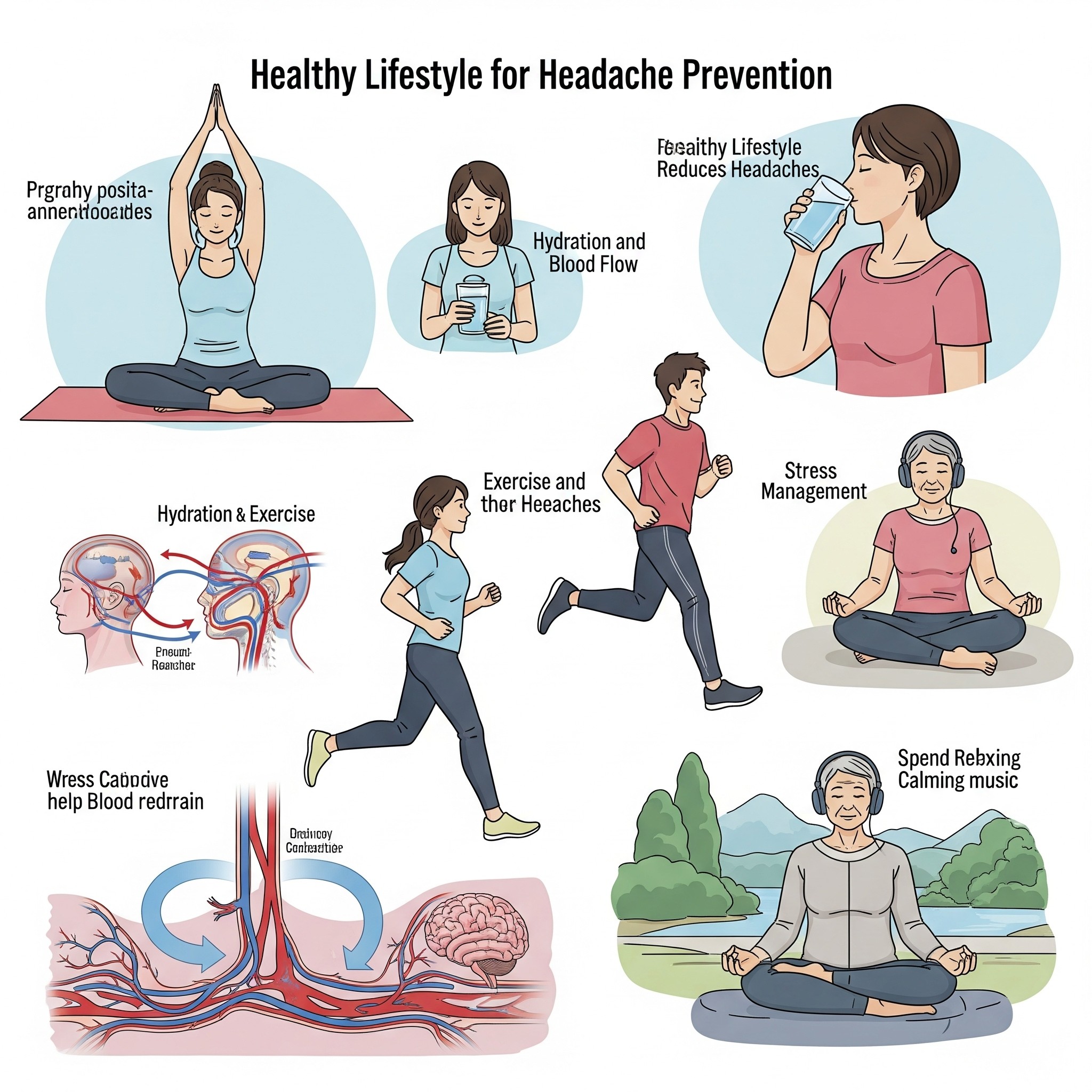 सिरदर्द की रोकथाम और जीवनशैली में बदलाव